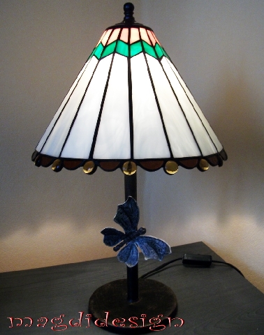 Pilllangós tiffany lámpa 